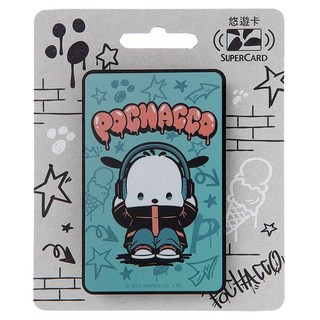 EASYCARD 悠遊卡 三麗鷗街頭風 SUPERCARD悠遊卡, 1個, 帕恰狗