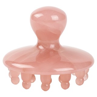 덴넬 머리 두피 지압 괄사 마사지기, 핑크, 1개