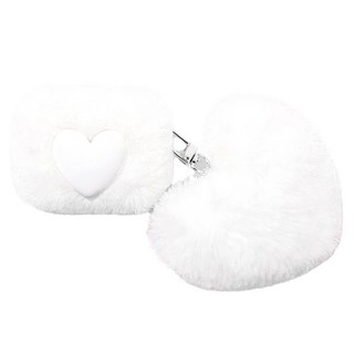 韓國 VIVIFY Love Velvet AirPods 保護殼 + 鑰匙圈組合, 白色, 1套, AirPods Pro 2