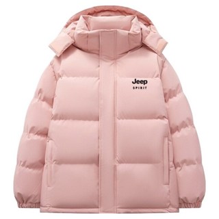 Jeep Spirit 男女通用 寬鬆版型 基本款 連帽鋪棉外套