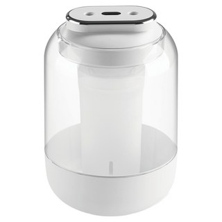 지파워 무선 LED 절전형 무드등 초음파 가습기 2L, SRUH-01, 화이트