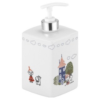 SMF Moomin 嚕嚕米陶瓷廚房用品方形洗滌劑盒, 混合色, 1個