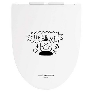 DAELIM BATH Kakao Friends 超薄靜音馬桶蓋 CHEER UP, 白色, 1個