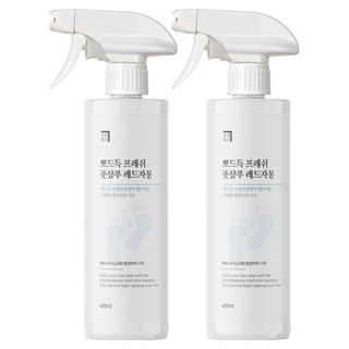 살림백서 뽀드득 프레쉬 풋샴푸 레드자몽, 1개입, 2개, 400ml