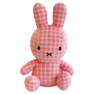 many A little 米菲娃娃, 粉紅格紋, 1個, 30cm