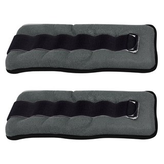 AD-ROCKET 專業加重器/綁手沙袋/綁腿沙袋/沙包/沙袋 兩件組, 黑灰色, 2kg