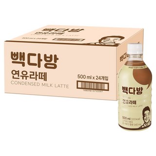 빽다방 연유라떼, 24개, 500ml