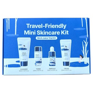 RoUND LAB 白樺樹補水旅行4件組, 1套