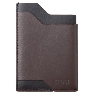 GADDI 牛皮圓角迷你卡夾