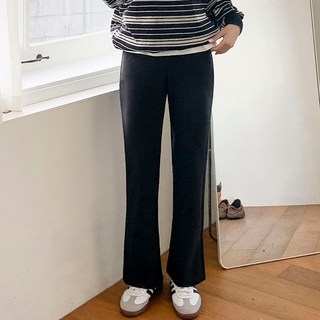 Tomatofactory 女款 Torchica 內鬆緊帶彈性靴型西裝褲 短版/長版