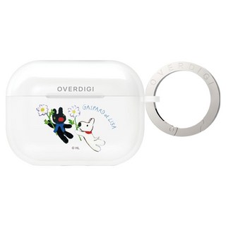 OVERDIGI 麗莎和卡斯柏 磨砂保護殼 附扣環 Hazy AirPods Pro2, GL 隨花起舞, 1個
