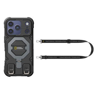 NATIONAL GEOGRAPHIC 國家地理 磁吸支架防摔保護殼 附掛繩