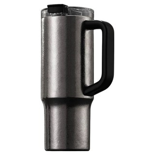 TEMPEST 純鈦冰壩杯 鈦吸管把手款, 冰晶黑色, 1個, 1L