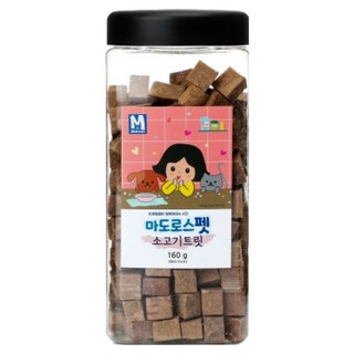 마도로스펫 강아지 고양이 트릿, 소고기, 160g, 1개