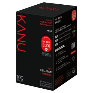 카누 미니 마일드 로스트 아메리카노 원두커피스틱, 900mg, 100개입, 1개