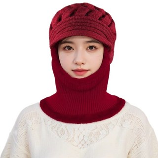 Tommy Shop 冬季多合一巴拉克拉瓦帽 軟呢帽多合一