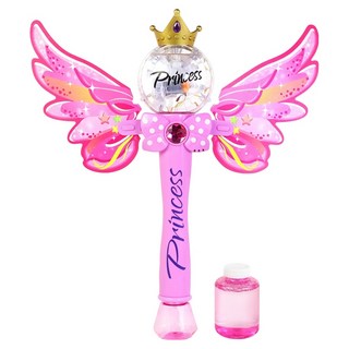 kidmate 孩子王 圓形魔法透明泡泡棒, 粉色, 1個