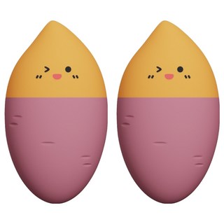 단미 고구마 듀얼 손난로 보조배터리 전기 핫팩 충전식 주머니 난로 2p, 밤고구마, DA-SPOTATO