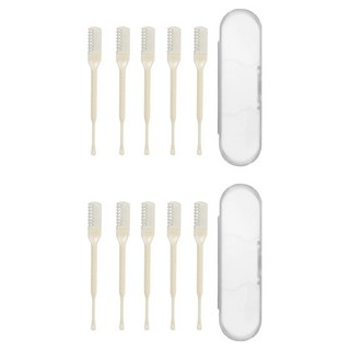 엘로브 콧털 제거기, 10개, 아이보리