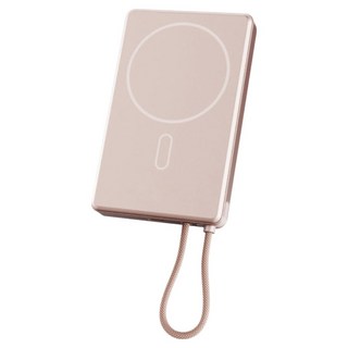 IdmIx 自帶線磁吸無線充電行動電源 USB-C, 沙漠金, Q10L