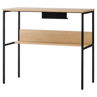 IRIS OHYAMA 愛麗思歐雅瑪 生活書桌 HLVD-800, 自然黑
