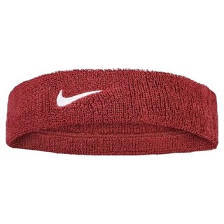 NIKE 耐吉 SWOOSH CLASSIC 頭帶 N1012407656OS, 酒紅色, 1個