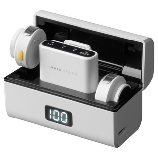 마타스튜디오 스마트폰 무선 마이크, 화이트, 와이어리스 미니