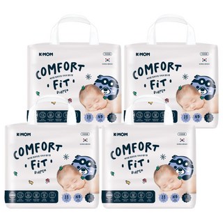 MOTHER-K COMFORT FIT 雲柔鎖水黏貼型紙尿布 0~5kg, 112個, 新生兒用 (NB)