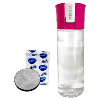 BRITA Fill & Go 隨身濾水瓶 附濾芯片, 粉色, 1個, 600ml