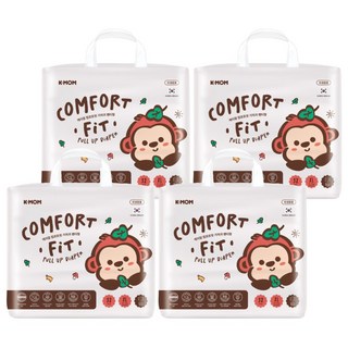 MOTHER-K COMFORT FIT 雲柔鎖水褲型玩睡褲 12~17kg, 128個, 特大碼 (XL)