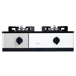 Haatz 부띠크 프리스탠딩 자동불꽃조절 가스레인지 2구 고객직접설치 시티그레이, LNG, HFG-2383GRAF