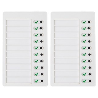 모던앳 슬라이딩 체크리스트 2p, 플라스틱