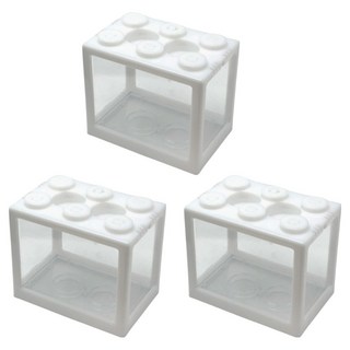 高精寵物 積木魚缸, 白色, 3個