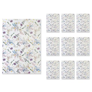 Inp 野生花水彩包裝紙 50 x 70 cm, 混合色, 10個