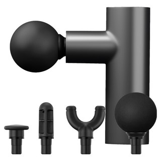 오아 무선 휴대용 볼트건 안마기, 블랙, OMSG-024BK