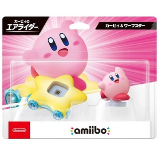 Nintendo 任天堂 amiibo 卡比的馭天飛行者系列公仔, 卡比＆傳送之星, 1個, 單一型號