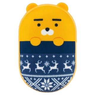 카카오프렌즈 이불쏙 양면발열 손난로 보조배터리 5000mAh, WKFPB-HM-PEBBLEFB-RYAN, 라이언