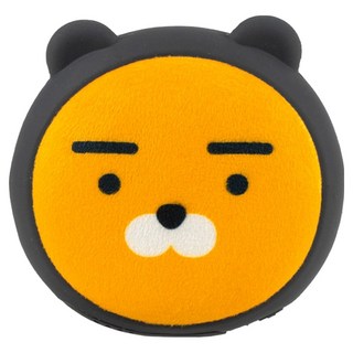 카카오프렌즈 포근 양면발열 손난로 보조배터리 5000mAh, 라이언, WKFPB-HM-FACEFB-RYAN
