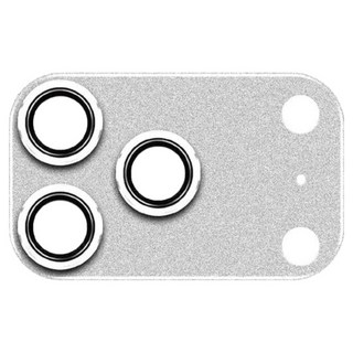 OWEIDA 歐威達 航太鋁保護鏡頭貼 銀色, 1個