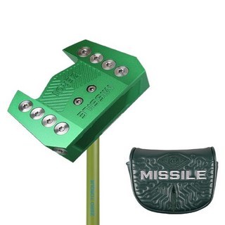 MISSILE GOLF ZERO ONE ZERO TALK 推桿 綠色 86cm, 2度