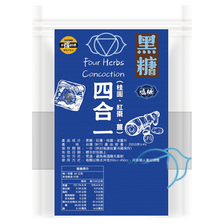 SUNFOOD 太禓創意 脈輪黑糖茶磚 黑糖4合1, 350g, 1個