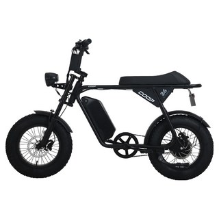 에이유테크 엑스트랙 몬스터 쿱 팻바이크 자토바이 48V 10Ah 고객직접설치, 스틸, 블랙