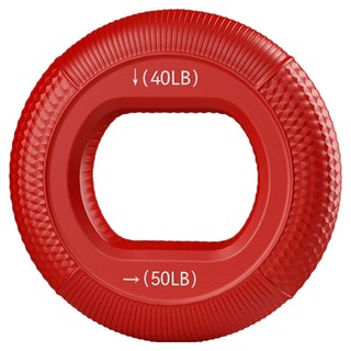 YORI CAR 優里 雙力度握力圈 40/50LB, 紅色, 1個