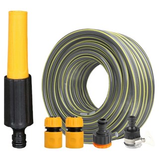 알송이 세차용 4분 직분사 물총 세트, 옐로우, 10m