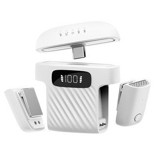 YORI 優里 收音麥克風 1拖2, 白色, M8