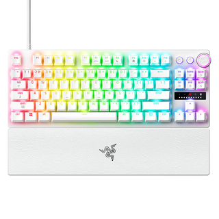 RAZER 雷蛇 Huntsman V3 Pro TKL 8Khz White US, 白色, RZ03-0552, 製造商軸