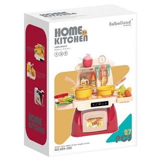 kidmate 孩子王 迷你電子廚房組, 紅色, 1個