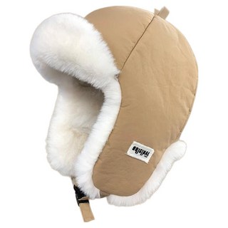 새미와함께 귀여운 방한 스키모자, 베이지, 1개