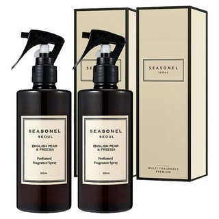 시즈넬 대용량 퍼퓸 멀티 스프레이 잉글리쉬 페어 앤 프리지아 향, 300ml, 2개