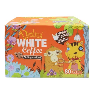 Darling 親愛的 二合一白咖啡, 30g, 80個裝, 1組